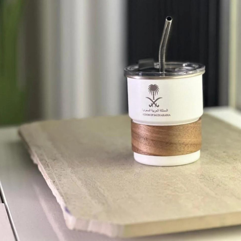 كوب المملكة (ستانلس ) 300ملي باللون الاسود الملكي