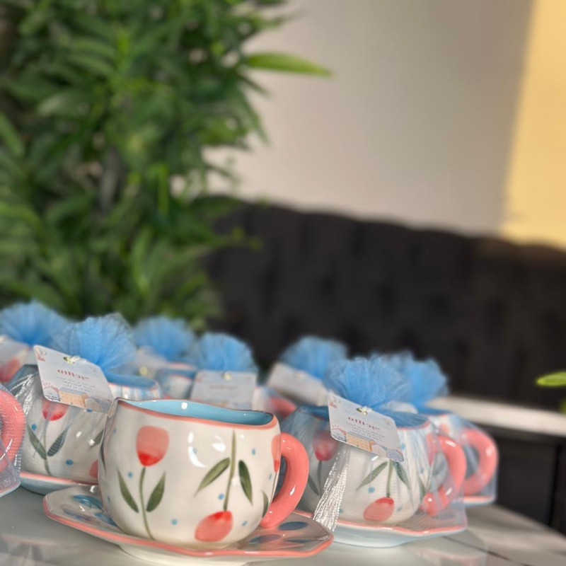 كوب مع الصحن من koythin بورسلان