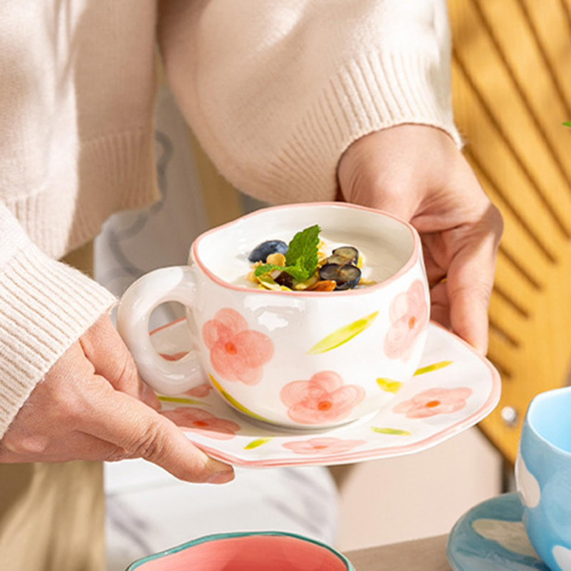 كوب مع الصحن من koythin بورسلان